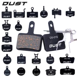 DUST 1 Set Semi-Metal Bicycle Hydraulic Disc Brake Pads MTB Mountain Bike Parts for SHIMANO XT XTR M315 SRAM Avid BB5 BB7 E1 E3