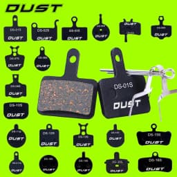 DUST 1 Set Semi-Metal Bicycle Hydraulic Disc Brake Pads MTB Mountain Bike Parts for SHIMANO XT XTR M315 SRAM Avid BB5 BB7 E1 E3
