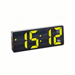 Acrylic/Mirror Digital Alarm Clock Voice Control Snooze Night Mode Table Clock 12/24H Anti-disturb Funtion Electronic LED Clock