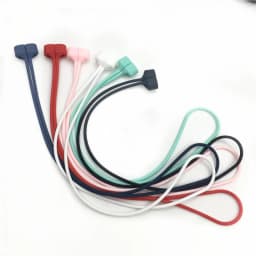 Magnetic Anti-Lost Silicone Earphone Rope Holder Cable For Apple AirPods Wireless Bluetooth Headphone Neck Strap Cord String