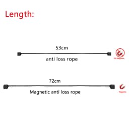 Magnetic Anti-Lost Silicone Earphone Rope Holder Cable For Apple AirPods Wireless Bluetooth Headphone Neck Strap Cord String
