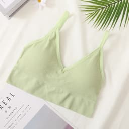 Women's Crop Top Ribbed Tube Top U-Back Comfort Bra Streetwear Camis Sexy Lingerie Seamless Underwear Sports Tank Bralette M-XL