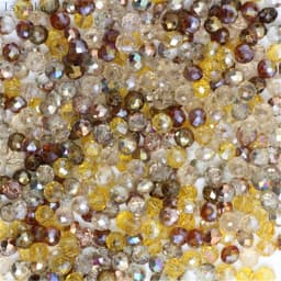 Isywaka Light Blue Colors 4*6mm 50pcs Rondelle Austria Faceted Crystal Glass Beads Loose Spacer Round Beads for Jewelry Making