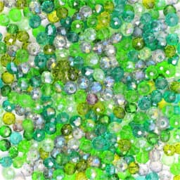 Isywaka Light Blue Colors 4*6mm 50pcs Rondelle Austria Faceted Crystal Glass Beads Loose Spacer Round Beads for Jewelry Making