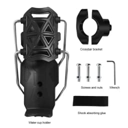 Universal Rotating Cycling Cup Holder for Bicycles Electric Bikes and Motorcycles No Drilling Required