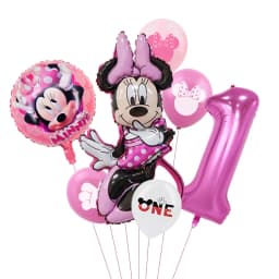 1set Mickey and Minne Foil Balloon Set Mickey Mouse Kids Birthday Decoration Balloon Baby Shower Party Decorate Supplies