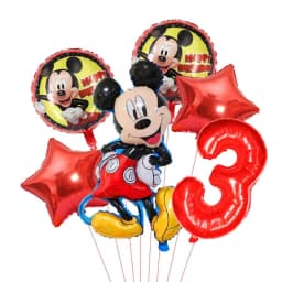 1set Mickey and Minne Foil Balloon Set Mickey Mouse Kids Birthday Decoration Balloon Baby Shower Party Decorate Supplies
