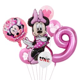 1set Mickey and Minne Foil Balloon Set Mickey Mouse Kids Birthday Decoration Balloon Baby Shower Party Decorate Supplies
