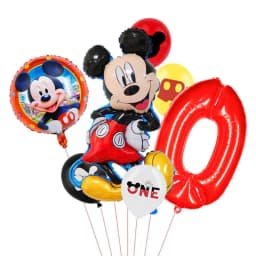 1set Mickey and Minne Foil Balloon Set Mickey Mouse Kids Birthday Decoration Balloon Baby Shower Party Decorate Supplies