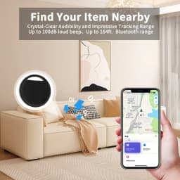 1/4 Pack Smart Tag for Apple Find My – Bluetooth Item Tracker with Left Behind Alert & Loud Beep for Keys Wallet Luggage Finder