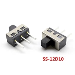 10PCS Slide Switch Micro-power Toggle Switch Single and Double-row Direct-inserted Horizontal Sliding Second Gear Third Gear