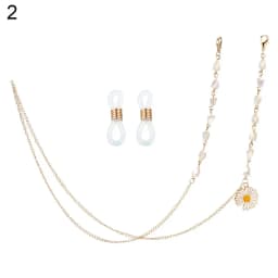 Metal Butterfly Small Daisy Sunglasses Glasses Chain Women Long Chain For Eyeglasses Chain Cord Holder Rope Neck Strap Lanyard