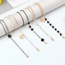 Metal Butterfly Small Daisy Sunglasses Glasses Chain Women Long Chain For Eyeglasses Chain Cord Holder Rope Neck Strap Lanyard