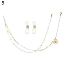 Metal Butterfly Small Daisy Sunglasses Glasses Chain Women Long Chain For Eyeglasses Chain Cord Holder Rope Neck Strap Lanyard