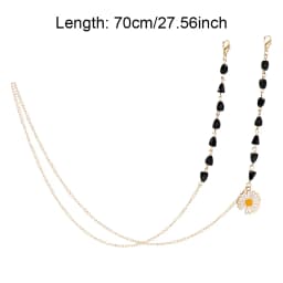Metal Butterfly Small Daisy Sunglasses Glasses Chain Women Long Chain For Eyeglasses Chain Cord Holder Rope Neck Strap Lanyard