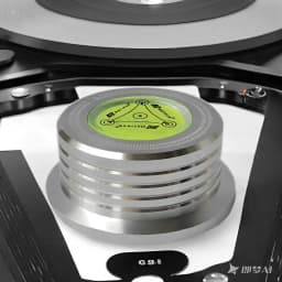 Universal 60Hz LP Vinyl Record Player Disc Turntable Stabilizer with Level Aluminum Alloy Weight Clamp Music Player