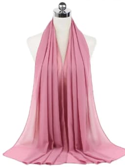 New Fashion Women Solid Chiffon Headscarf Ready To Wear Instant Hijab Scarf Muslim Shawl Islamic Hijabs Arab Wrap Head Scarves