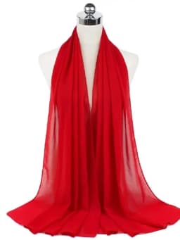 New Fashion Women Solid Chiffon Headscarf Ready To Wear Instant Hijab Scarf Muslim Shawl Islamic Hijabs Arab Wrap Head Scarves