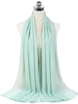 New Fashion Women Solid Chiffon Headscarf Ready To Wear Instant Hijab Scarf Muslim Shawl Islamic Hijabs Arab Wrap Head Scarves