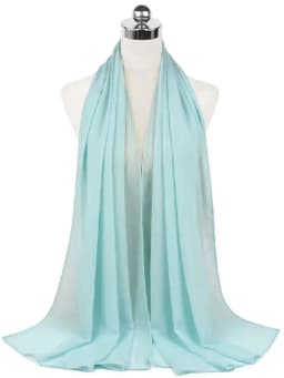 New Fashion Women Solid Chiffon Headscarf Ready To Wear Instant Hijab Scarf Muslim Shawl Islamic Hijabs Arab Wrap Head Scarves