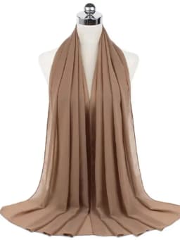 New Fashion Women Solid Chiffon Headscarf Ready To Wear Instant Hijab Scarf Muslim Shawl Islamic Hijabs Arab Wrap Head Scarves