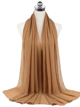 New Fashion Women Solid Chiffon Headscarf Ready To Wear Instant Hijab Scarf Muslim Shawl Islamic Hijabs Arab Wrap Head Scarves