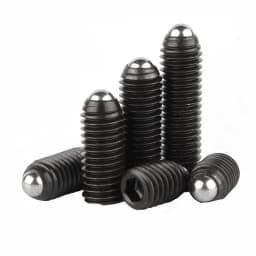 2/10 M2.5 M3 M4 M5 M6 M8-M12 Black Grade 12.9 304 Stainless Steel Hex Socket Allen Spring Ball Plunger Grub Point Set Screw Bolt