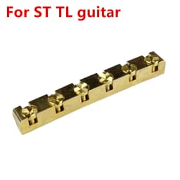 【Made in Japan】1 Piece Electric Guitar Brass Height Adjustable Nut For ST TL LP SG Style Guitar 42MM/43MM