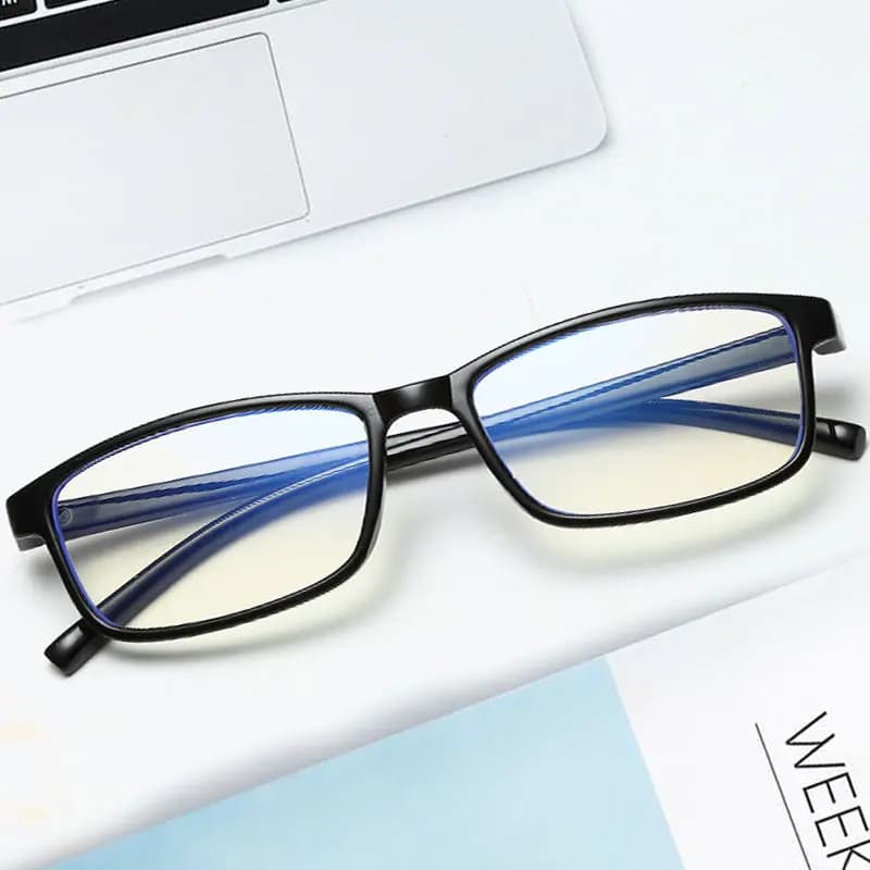 Simple style Computer Glasses pc Frame Women Men Anti Blue Light square Eyewear Blocking Glasses Optical Spectacle Eyeglass