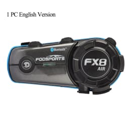 Fodsports FX8 Air Intercom Motorcycle Helmet Headset 4 Riders Bluetooth Headsets 1000m Moto Intercoms,Music Share,FM,Waterproof