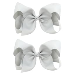 2Pcs/lot 6'' Solid Color Grosgrain Ribbon Bows Hair Clips For Cute Girls Large Handmade Hairpins Barrettes Kids Hair Accessories