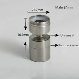 1pc Faucet Aerator F22mm/M24mm Swivel Multifunctional Eco-Friendly Water Saving Full Flow Spout Bubbler Filter Accessories