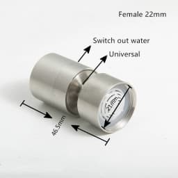 1pc Faucet Aerator F22mm/M24mm Swivel Multifunctional Eco-Friendly Water Saving Full Flow Spout Bubbler Filter Accessories