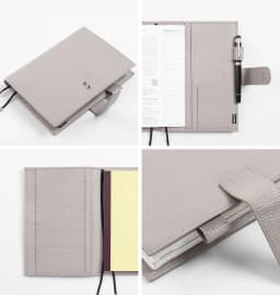 Moterm Original Series A5 Plus Cover for Hobonichi Cousin A5 Notebook Genuine Pebbled Grain Leather Planner Organizer Agenda