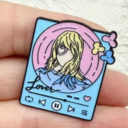 European and American Famous Pop Singer Enamel Pins Creative Music Peripheral Brooches Souvenir Jewelry Gifts For Fans