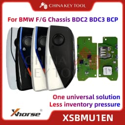 Xhorse XSBMU1EN XM38 BM Series Smart Key for BMW F/G chassis BDC2 BDC3 BCP systems U-Shape Style with Key Shell