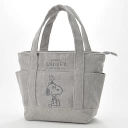 2026 New Peanuts Snoopy Corduroy Tote Bag for Women Embroidered Cartoon Handbag Beige Multi-pocket Bag Casual Daily Shopping Bag