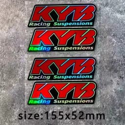 2PCS KYB Motorcycle Front Forks Stickers Waterproof Motocross Suspensions Vinyl Decals for KTM YAMAHA Honda Suzuki Kawasaki