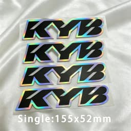 2PCS KYB Motorcycle Front Forks Stickers Waterproof Motocross Suspensions Vinyl Decals for KTM YAMAHA Honda Suzuki Kawasaki