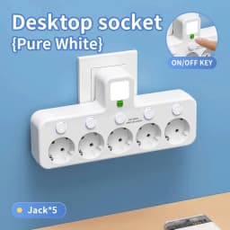 EU Socket Plug Outlet Socket 2-5AC With USB Sockets Electrical No Extension Cord With USB Type-C Ports Two specifications