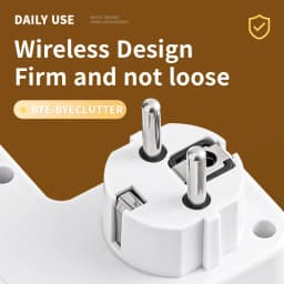 EU Socket Plug Outlet Socket 2-5AC With USB Sockets Electrical No Extension Cord With USB Type-C Ports Two specifications