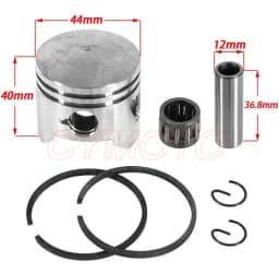 44mm Piston Rings 12mm Assembly for 2-stroke 49cc Pocket Bike Motorcycle Accessory Brand High Quality K082-055