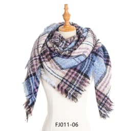 Women Winter Scarf Triangle Knitted Scarf Casual Ladies Plaid Pashmina Shawl and Wrap Female Foulard Scarves Echarpe Bufanda