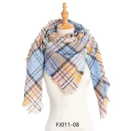 Women Winter Scarf Triangle Knitted Scarf Casual Ladies Plaid Pashmina Shawl and Wrap Female Foulard Scarves Echarpe Bufanda