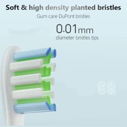 Brush Head Replacement for Oclean Electric Toothbrush Soft Bristle X/ X PRO/ Z1 Brushes Replaceable Head Fit for O-clean Sonic