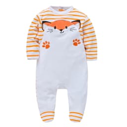 Kavkas Baby Boy Rompers 3 4 Pcs/lot Newborn Cotton Girls Clothes Long Sleeve Summer Soft Jumpsuit O-neck 0-12m Onesie Clothing