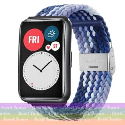 Nylon Strap For Correa Huawei Watch Nylon Braided Elastic Solo Loop For Huawei Watch Fit Strap Adjustable Woven Straps Bracelet