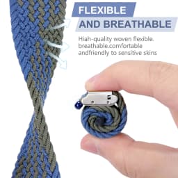 Nylon Strap For Correa Huawei Watch Nylon Braided Elastic Solo Loop For Huawei Watch Fit Strap Adjustable Woven Straps Bracelet