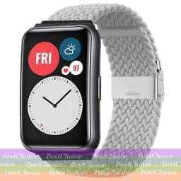 Nylon Strap For Correa Huawei Watch Nylon Braided Elastic Solo Loop For Huawei Watch Fit Strap Adjustable Woven Straps Bracelet
