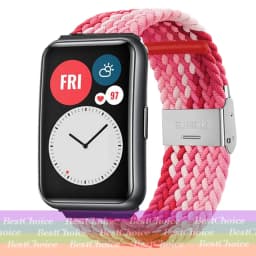 Nylon Strap For Correa Huawei Watch Nylon Braided Elastic Solo Loop For Huawei Watch Fit Strap Adjustable Woven Straps Bracelet